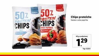Lidl Chips proteiche offerta