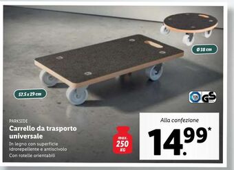 Lidl Carrello da trasporto universale offerta