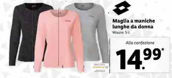 Lidl Maglia a maniche lunghe da donna offerta