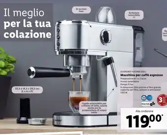 Lidl Macchina per caffe espresso offerta