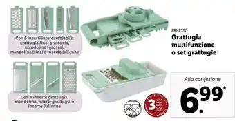 Lidl Grattugia multifunzione o set grattuge offerta