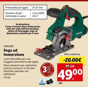 Lidl Sega a immersione offerta