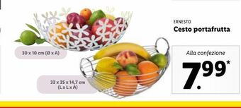 Lidl Cesto portafrutta offerta