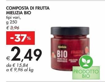 Bennet Composta di frutta mielizia bio offerta
