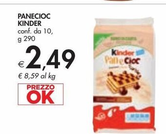 Bennet Panecioc kinder offerta