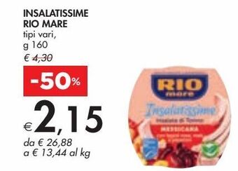 Bennet Insalatissime rio mare offerta
