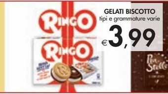 Bennet Gelati biscotto offerta