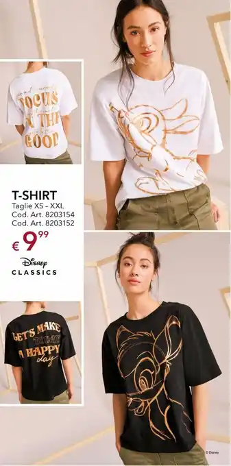 Takko Fashion T-shirt disney classics offerta