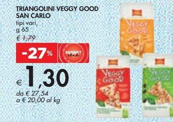 Triangolini veggy good san carlo
