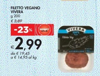 Bennet Filetto vegano vivera offerta