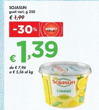 Bennet Sojasun offerta