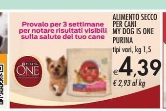 Bennet Alimento secco per cani my dog is one purina offerta