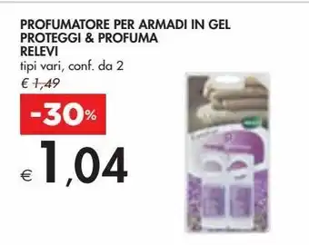 Bennet Profumatore per armadi in gel proteggi & profuma relevi offerta