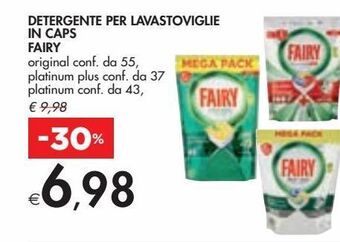 Bennet Detergente per lavastoviglie in caps fairy offerta