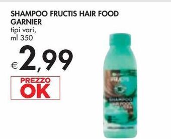 Bennet Shampoo fructis hair food garnier offerta