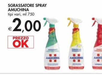 Bennet Sgrassatore spray amuchina offerta