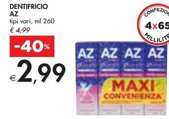 Bennet Dentifricio az offerta