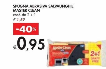 Bennet Spugna abrasiva salvaunghie master clean offerta