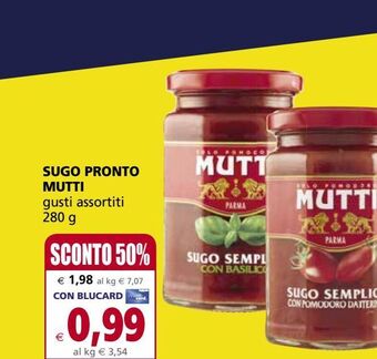 Il Gigante Sugo pronto mutti offerta