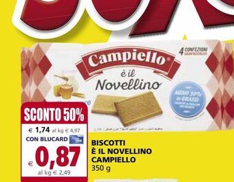 Il Gigante Biscotti e il novellino campiello offerta