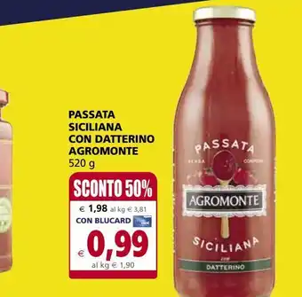 Il Gigante Passata siciliana con datterino agromonte offerta