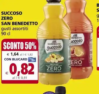 Il Gigante Succoso zero san benedetto offerta