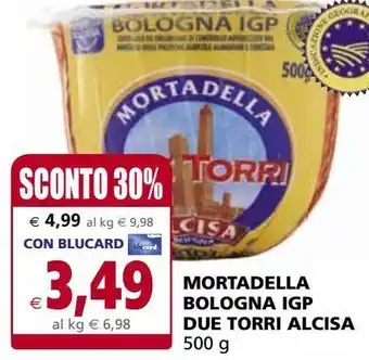 Il Gigante Mortadella bologna igp due torri alcisa offerta