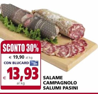 Salame campagnolo salumi pasini