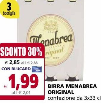 Il Gigante Birra menabrea original offerta