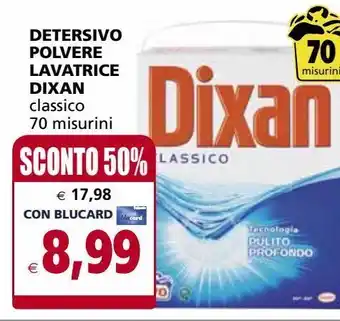 Il Gigante Detersivo polvere lavatrice dixan offerta