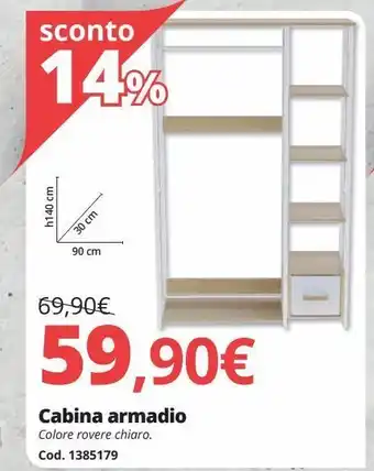 Brico Io Cabina armadio offerta