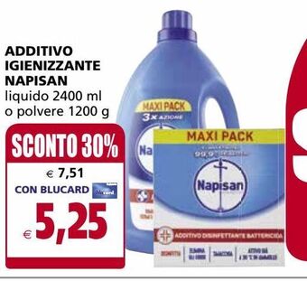 Additivo igienizzante napisan