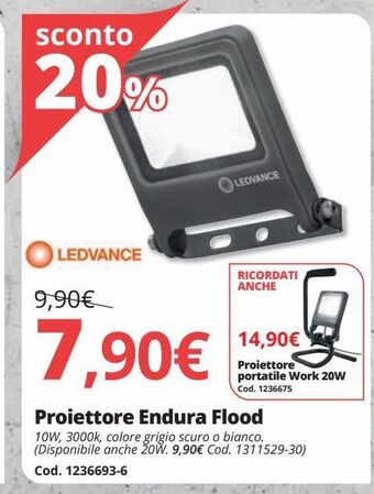 Brico Io Proiettore endura flood offerta