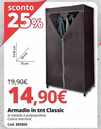 Brico Io Armadio in tnt classic offerta