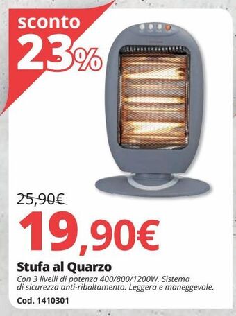 Brico Io Stufa al quarzo offerta