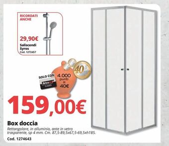 Brico Io Box doccia offerta