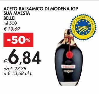 Bennet Aceto balsamico di modena igp sua maestà bellei offerta