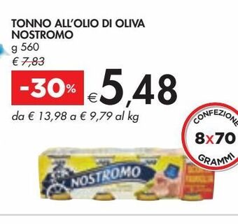 Bennet Tonno all'olio di oliva nostromo offerta