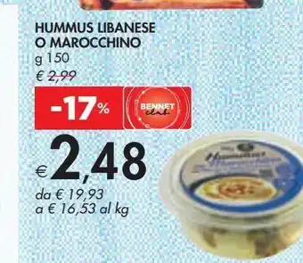 Hummus libanese o marocchino