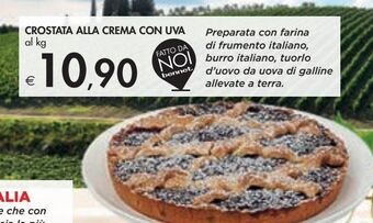 Bennet Crostata alla crema con uva offerta