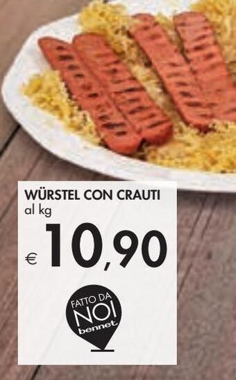 Wurstel con crauti