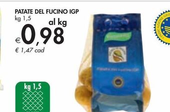 Bennet Patate del fucino igp offerta