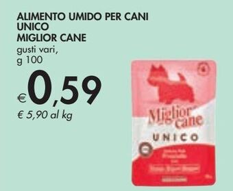 Alimento umido per cani unico miglior cane