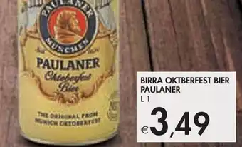 Bennet Birra oktoberfest bier paulaner offerta