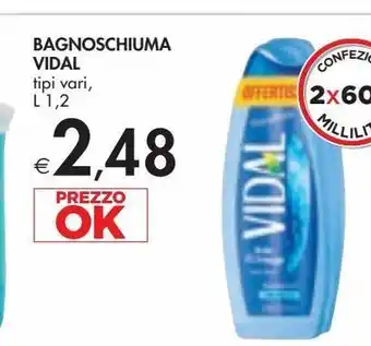 Bennet Bagnoschiuma vidal offerta