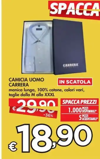 Bennet Camicia uomo carrera offerta