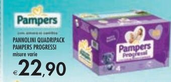 Bennet Pannolini quadripack pampers progressi offerta