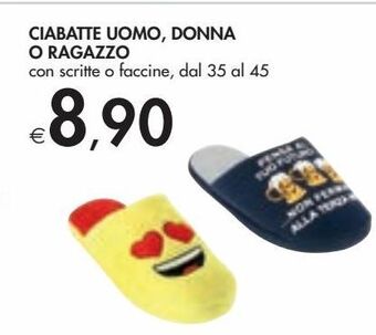 Bennet Ciabatte uomo, donna o ragazzo offerta