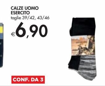 Bennet Calze uomo esercito offerta