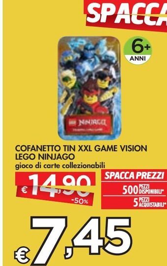 Bennet Cofanetto tin xxl game vision lego ninjago offerta